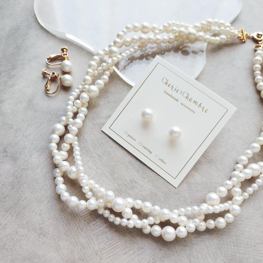 【超早割/送料無料】パールネックレスセット | 9枚目